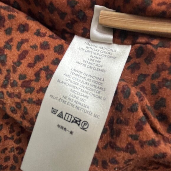 Anthropologie Sherpa Teddy Coat XL Long Coatigan Cozy Boho Amina - Picture 8 of 10